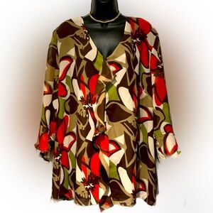 Floral Print Women's Top